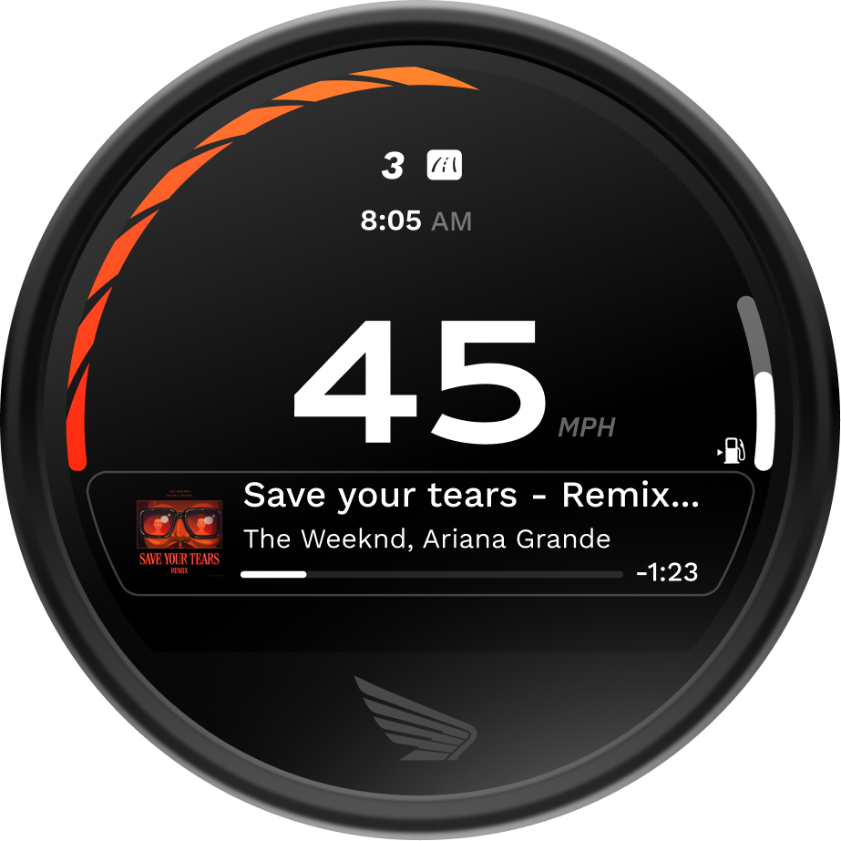 High-fi trip window screen