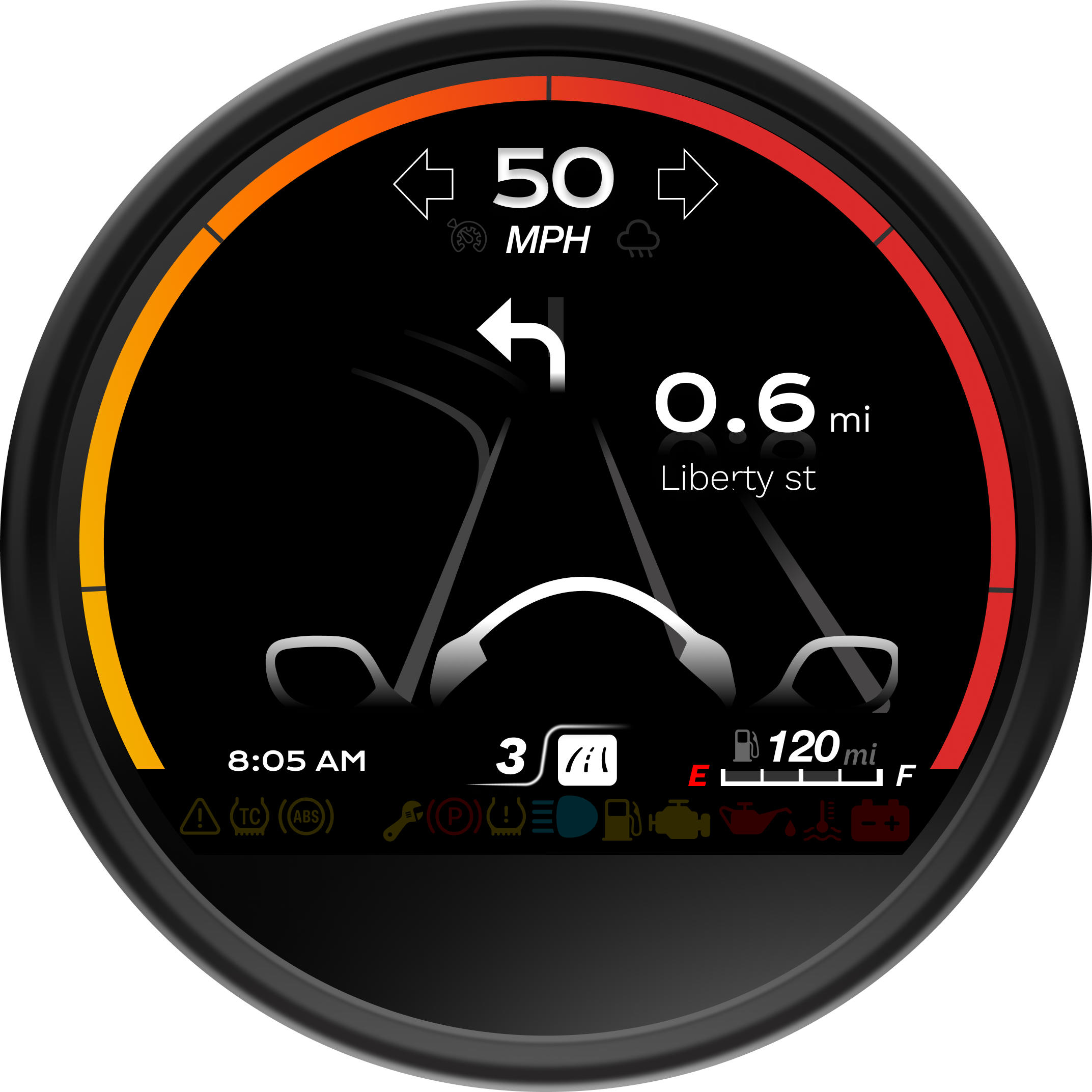 First-person map exploration