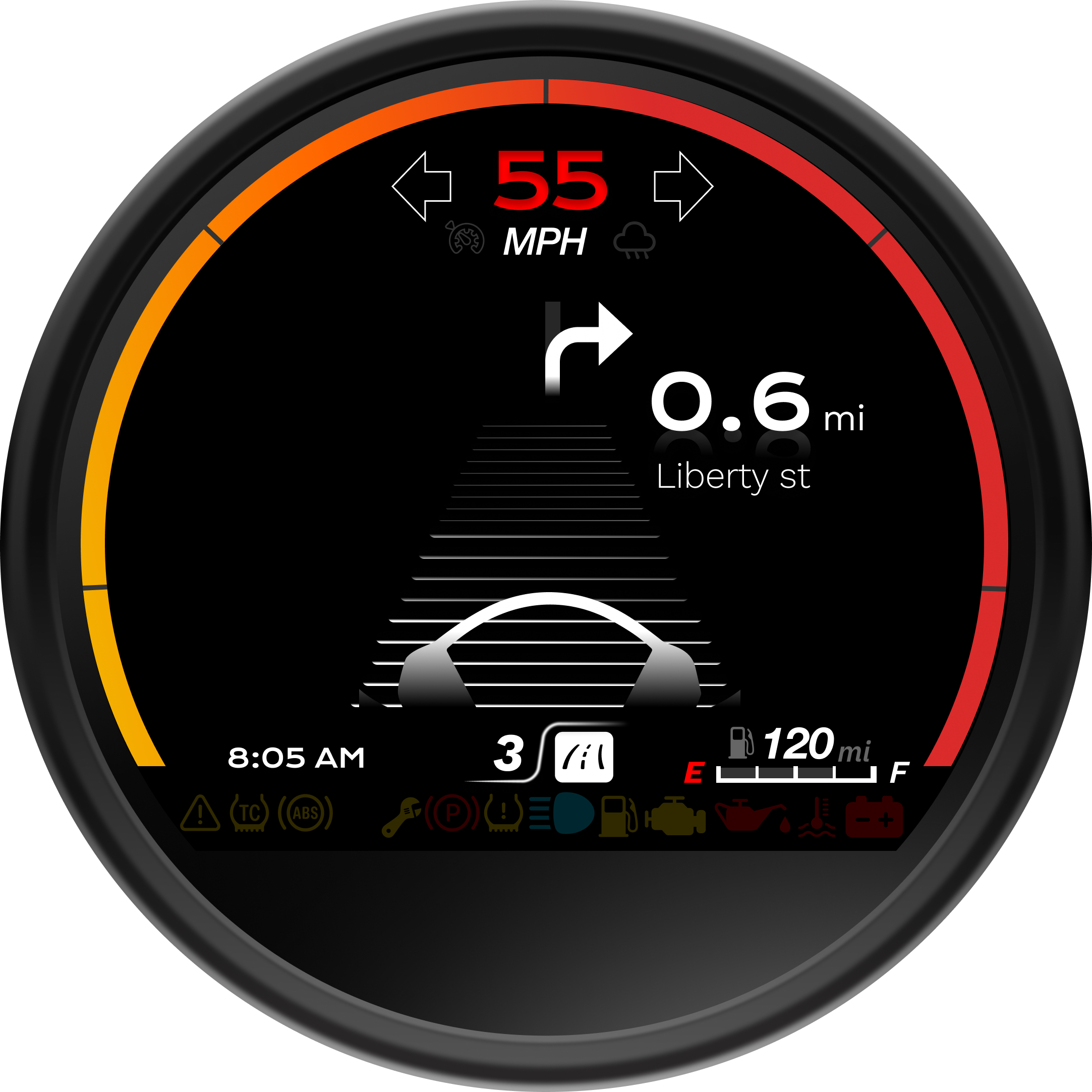 First-person map exploration