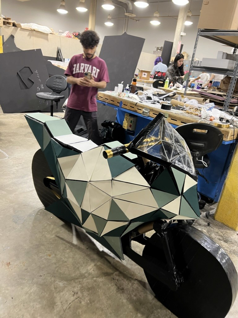 Building with paper to explore depth and design