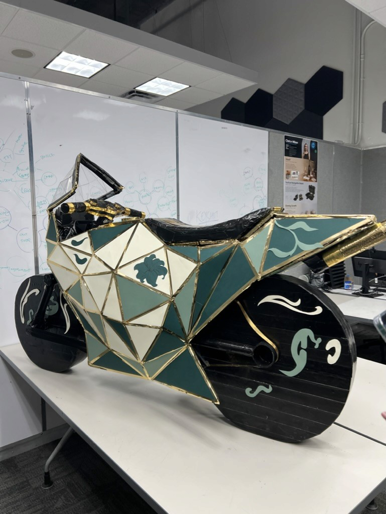 Final presentation comparison with real motorcycles